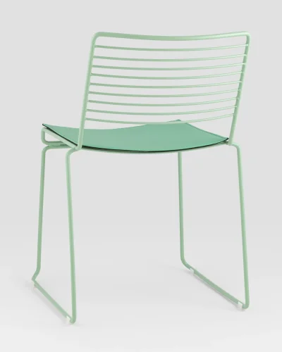 Стул обеденный Danny, зеленый, с подушкой УТ000038986 Stool Group, /, ножки//, размеры - *770***450*680 фото 4