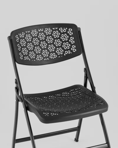Стул складной банкетный COMB, черный УТ000040169 Stool Group, чёрный/, ножки/металл/чёрный, размеры - *820***540*490 фото 3