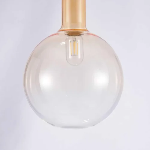 Светильник подвесной Alba 4102-1P Favourite прозрачный 1 лампа, основание белое в стиле современный шар фото 6