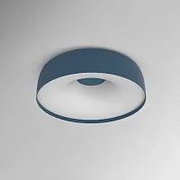 Светильник потолочный LED Djembé 184483-26 ImperiumLoft белый 1 лампа, основание синее в стиле современный скандинавский 