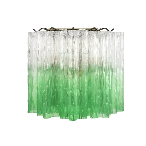 Бра Мурано / Murano 10580W Clear green LOFT IT зелёный на 3 лампы, основание бронзовое в стиле арт-деко современный Бра Мурано / Murano 10580W Clear green LOFT IT зелёный на 3 лампы, основание бронзовое в стиле арт-деко современный