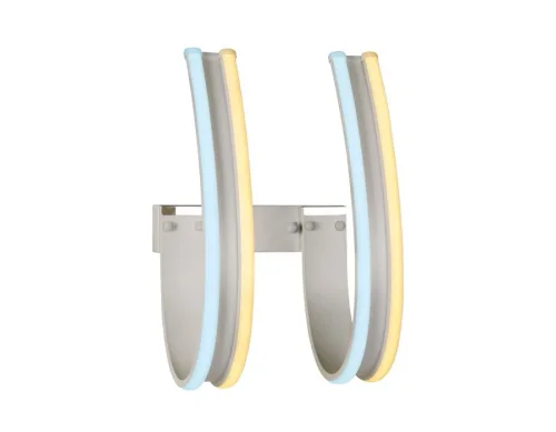 Бра LED Line Double FL164 Ambrella light белый на 1 лампу, основание белое в стиле хай-тек современный 