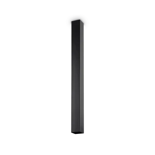 Светильник накладной SKY PL1 H75 NERO Ideal Lux чёрный 1 лампа, основание чёрное в стиле современный круглый