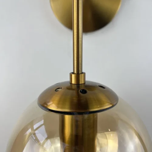Бра Modo 84999-22 ImperiumLoft янтарный на 2 лампы, основание золотое в стиле современный арт-деко  фото 4