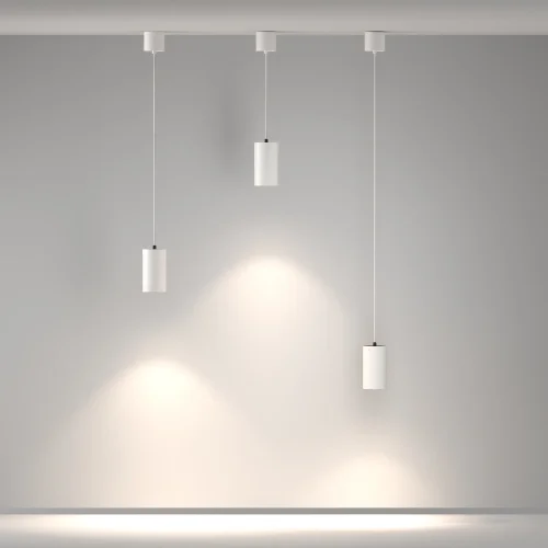 Светильник подвесной LED Vol P100PL-20W4K-W Maytoni белый 1 лампа, основание белое в стиле современный хай-тек трубочки фото 5