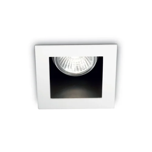 Светильник точечный FUNKY FI BIANCO Ideal Lux белый на 1 лампу, основание белое в стиле современный 