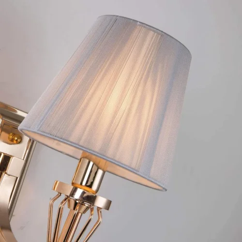 Бра Sade 2690-1W Favourite серый на 1 лампа, основание золотое в стиле арт-деко  фото 2