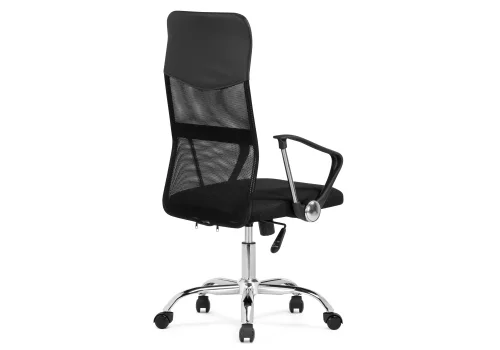 Компьютерное кресло Arano 1 black 15391 Woodville, чёрный/сетка, ножки/металл/хром, размеры - *1190***620* фото 4