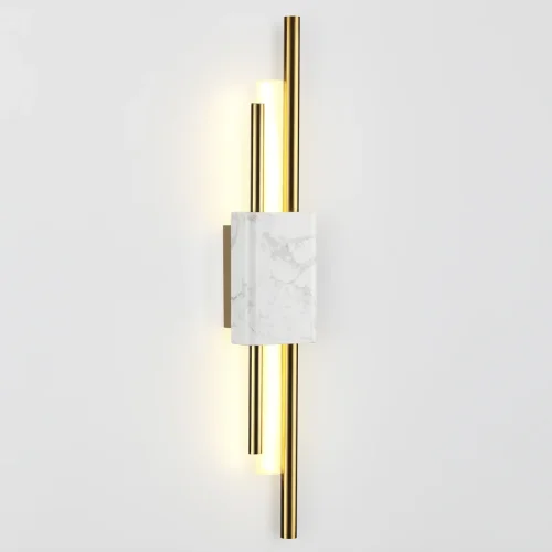 Бра LED Marmi 4359/10WL Odeon Light золотой на 1 лампа, основание золотое белое в стиле арт-деко  фото 3