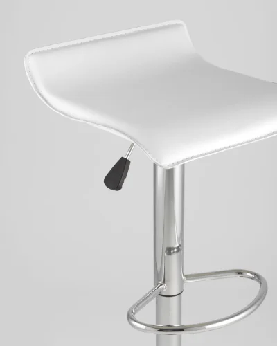 Стул барный hi-tec NEW, белый NP ( набор 2 шт) УТ000038606 Stool Group, /экокожа, ножки/металл/, размеры - 630*830**** фото 7