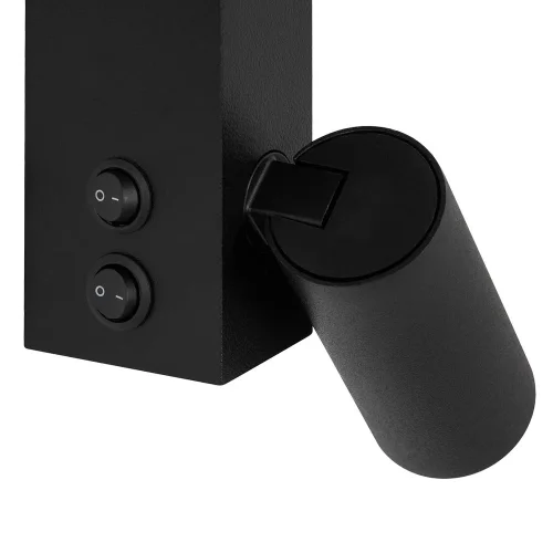 Бра с выключателем Easy Left 11425-NW Nowodvorski чёрный на 1 лампу, основание чёрное в стиле современный для чтения отражённый свет фото 7