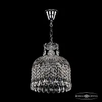 Светильник подвесной 14781/25 Ni Bohemia Ivele Crystal прозрачный 4 лампы, основание никель в стиле классический sp