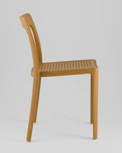 Стул Marty, пластиковый, охра УТ000039192 Stool Group, /, ножки/пластик/коричневый, размеры - *767***505*500 фото 3