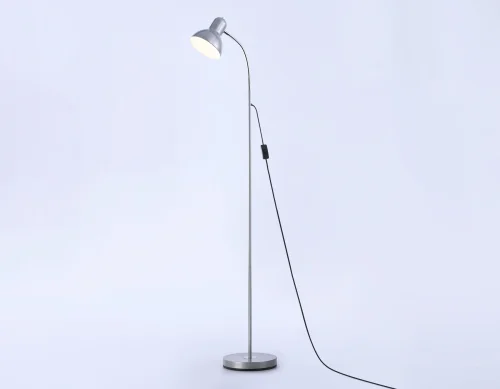 Торшер TR97658 Ambrella light для чтения серебряный 1 лампа, основание серебряное в стиле современный
 фото 3