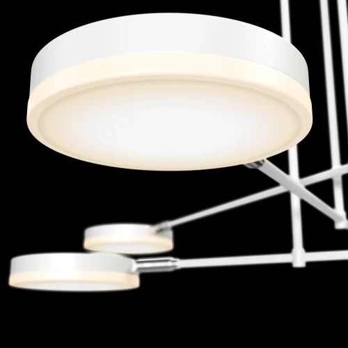 Светильник подвесной LED Fad MOD070PL-L48W3K Maytoni белый 8 ламп, основание белое в стиле современный  фото 3