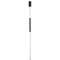 Светильник подвесной Monella 7149/12L Odeon Light чёрный на 1 лампу, основание чёрное в стиле классический современный бусы