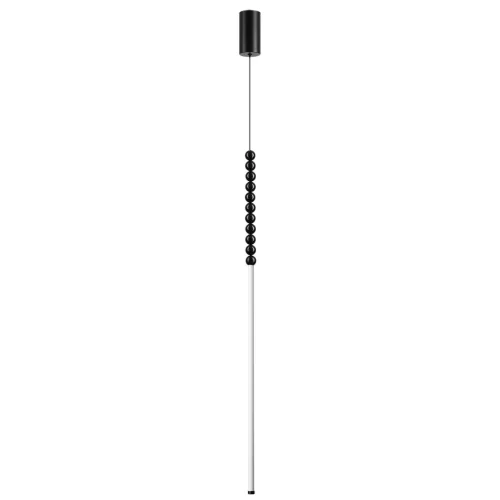 Светильник подвесной Monella 7149/12L Odeon Light чёрный на 1 лампу, основание чёрное в стиле классический современный бусы Светильник подвесной Monella 7149/12L Odeon Light чёрный на 1 лампу, основание чёрное в стиле классический современный бусы