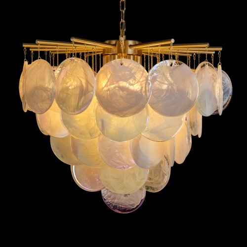 Люстра подвесная Лолли / Lolly 10492/600 Pearl LOFT IT белая на 6 ламп, основание бронзовое в стиле современный фото 5