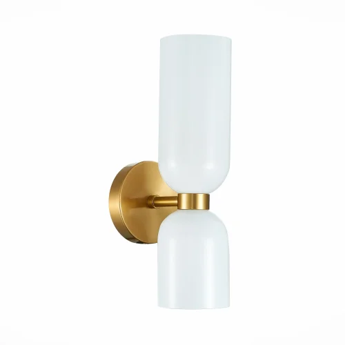 Бра Treviso SL1180.201.02 ST-Luce белый на 2 лампы, основание золотое в стиле современный  фото 2