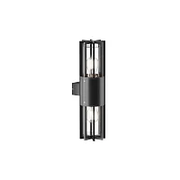 Настенный светильник Barrel O453WL-02GF Maytoni уличный IP54 графит 2 лампы, плафон прозрачный в стиле модерн хай-тек E27