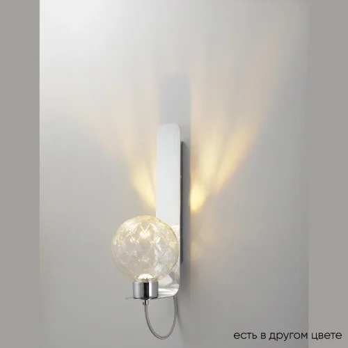 Бра LED BELLA AP1 CHROME Crystal Lux прозрачный на 1 лампу, основание хром в стиле современный 