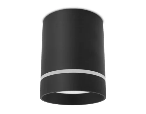 Светильник накладной LED TN281 Ambrella light чёрный 1 лампа, основание чёрное в стиле современный хай-тек круглый фото 2