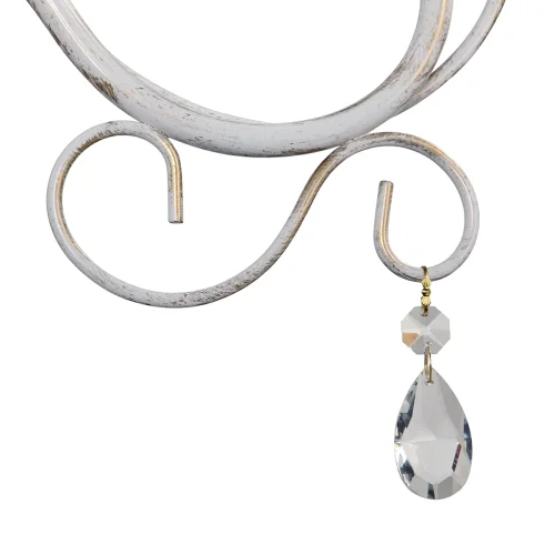 Бра в розетку V1301/1A Vitaluce без плафона на 1 лампу, основание белое в стиле классический фото 2