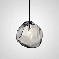 Светильник подвесной Color Ice Cube Pendant JEVIO 1 Серый 178462-26 ImperiumLoft серый 1 лампа, основание чёрное в стиле современный 