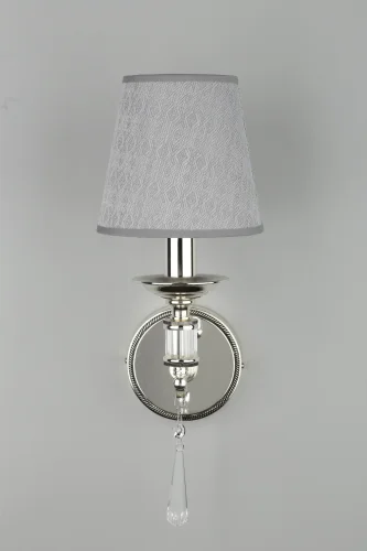 Бра Rivoli OML-64201-01 Omnilux серый на 1 лампа, основание серебряное в стиле классический  фото 2