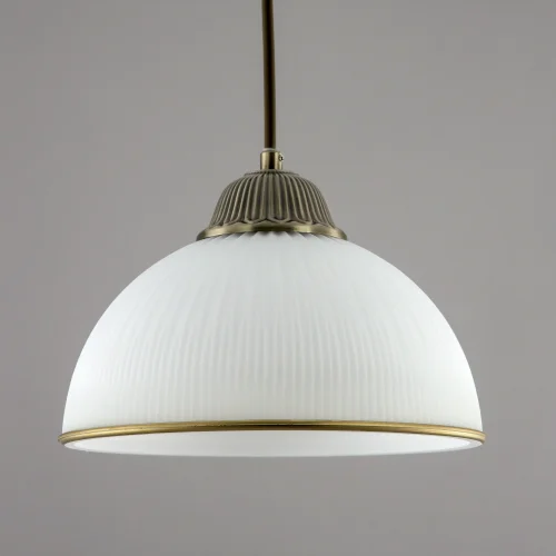 Светильник подвесной Адриана CL405113 Citilux белый 1 лампа, основание бронзовое в стиле классический  фото 4