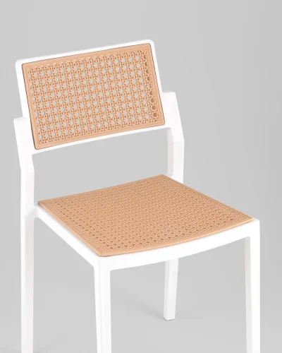 Стул пластиковый Milto, белый УТ000039188 Stool Group, /, ножки/пластик/белый, размеры - *790***450*500 фото 7