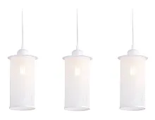 Светильник подвесной TR8163 Ambrella light белый 3 лампы, основание белое в стиле лофт 