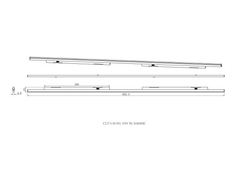Светильник трековый магнитный CLT 0.36 001 10W BL M4000K Crystal Lux чёрный для шинопроводов серии Укс5 (Ux5) чёрный фото 2