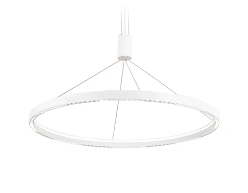 Светильник подвесной LED FL5855 Ambrella light белый 1 лампа, основание белое в стиле современный хай-тек кольца фото 2