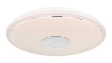 Светильник потолочный LED с пультом Connor 41386-24L Globo белый 1 лампа, основание белое в стиле хай-тек современный с пультом