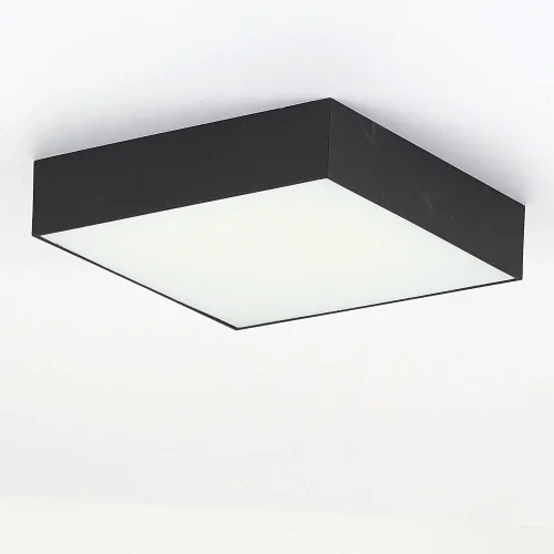 Светильник накладной LED Тао CL712X182N Citilux белый на 1 лампу, основание чёрное в стиле современный квадратный