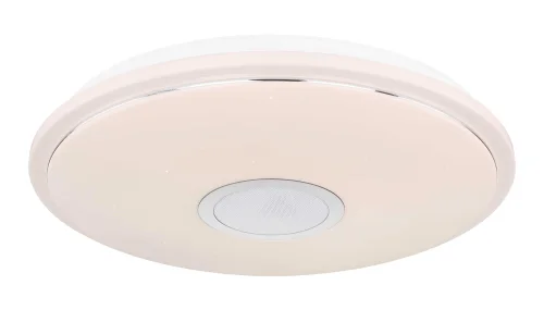 Светильник потолочный LED с пультом Connor 41386-24L Globo белый 1 лампа, основание белое в стиле хай-тек современный с пультом