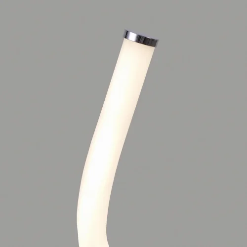 Настольная лампа LED Line 6604 Mantra белая 1 лампа, основание никель серое металл в стиле современный  фото 4