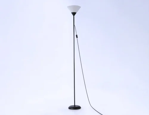 Торшер TR97618 Ambrella light  белый 1 лампа, основание чёрное в стиле современный
 фото 3