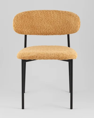 Стул Sevyn, букле охра УТ000040253 Stool Group, жёлтый/букле, ножки/металл/чёрный, размеры - *700**** фото 7