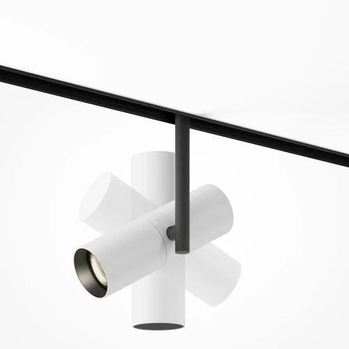 Трековый светильник LED Magnetic track system Exility TR005-2-12W3K-BW Maytoni белый для шинопроводов серии Magnetic track system Exility чёрный фото 5