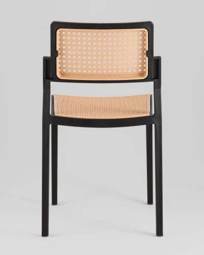 Стул пластиковый Milto, черный УТ000039187 Stool Group, /, ножки/пластик/чёрный, размеры - *790***450*500 фото 4