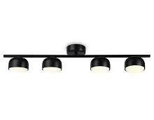 Спот с 4 лампами TN71029 Ambrella light чёрный GX53 в стиле современный хай-тек 