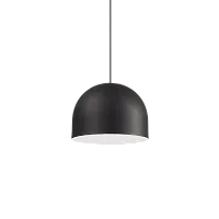 Светильник подвесной LED TALL SP1 BIG NERO Ideal Lux чёрный на 1 лампу, основание чёрное в стиле современный 
