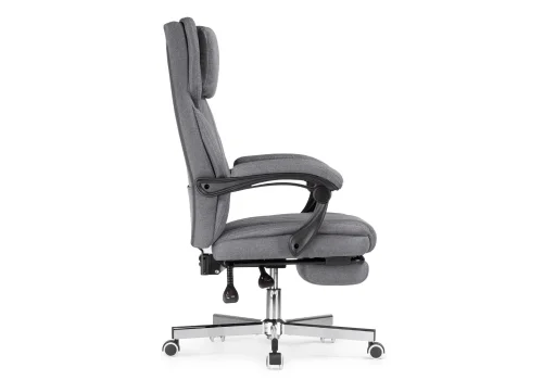 Компьютерное кресло Damir gray 15402 Woodville, серый/ткань, ножки/металл/хром, размеры - *1130***650* фото 4