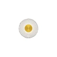 Бра LED Sparkle MOD343WL-L5BS3K2 Maytoni серый на 1 лампу, основание латунь в стиле хай-тек современный 