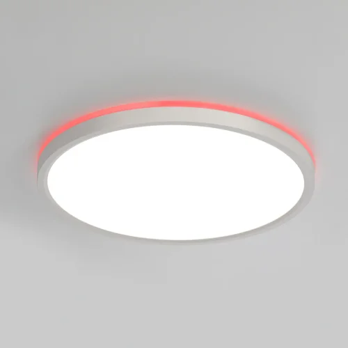 Светильник потолочный LED с пультом Norma CL749320 Citilux белый на 1 лампу, основание белое в стиле современный хай-тек круглый с пультом фото 3