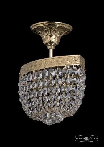 Светильник потолочный 19283/35IV G Bohemia Ivele Crystal прозрачный 2 лампы, основание золотое в стиле классический sp фото 2