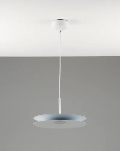 Светильник подвесной LED Montana V11112-PL Moderli белый на 1 лампу, основание белое в стиле современный 