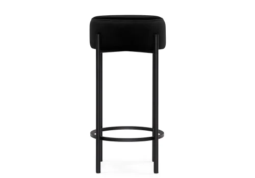 Полубарный стул Сайпл MR-24 / черный 581277 Woodville, чёрный/велюр, ножки/металл/чёрный, размеры - ****400*400 фото 2